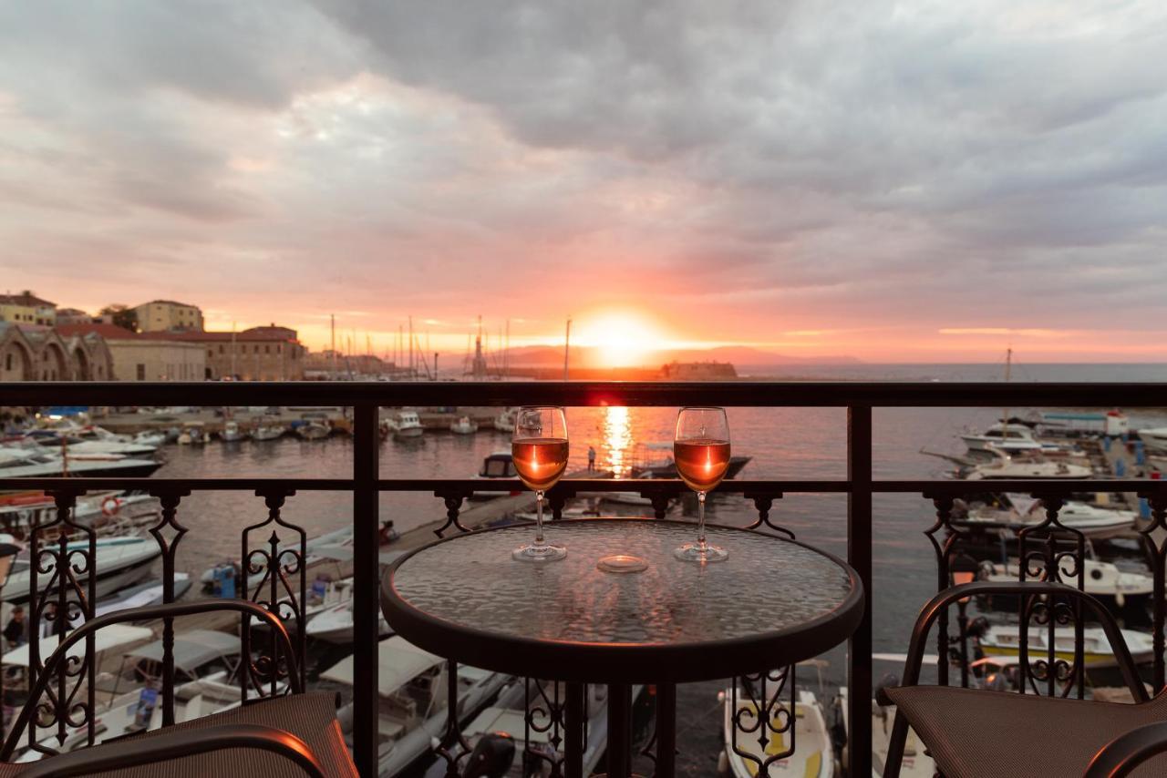 Destino Home Overlooking The Venetian Port Of Chania Chania  Luaran gambar