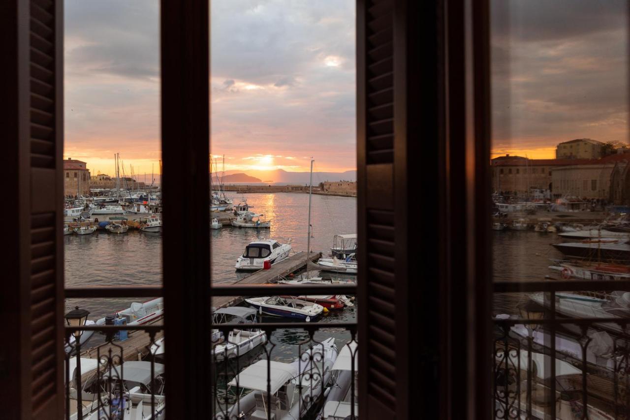 Destino Home Overlooking The Venetian Port Of Chania Chania  Luaran gambar