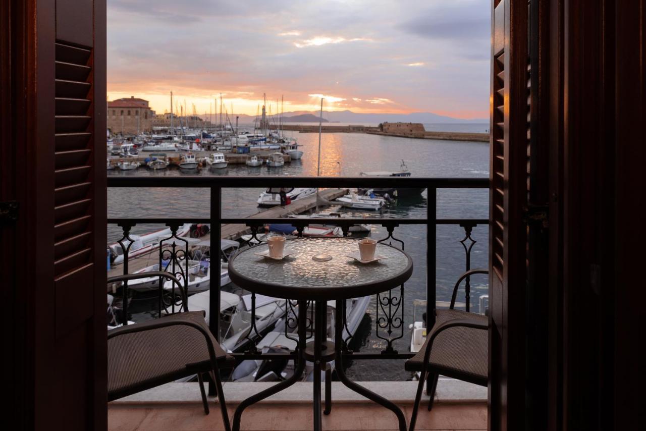 Destino Home Overlooking The Venetian Port Of Chania Chania  Luaran gambar