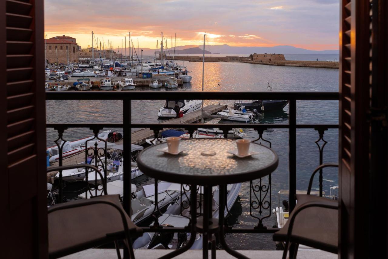 Destino Home Overlooking The Venetian Port Of Chania Chania  Luaran gambar